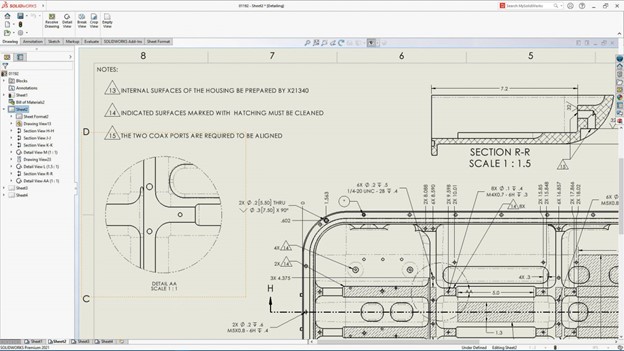 Detailing mode